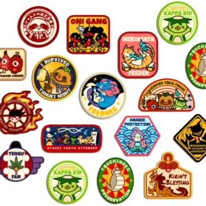 Yokai Achievement Patches